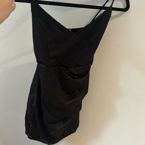 Black tight fit dress